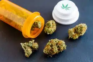 medical marijuana prescription bottle