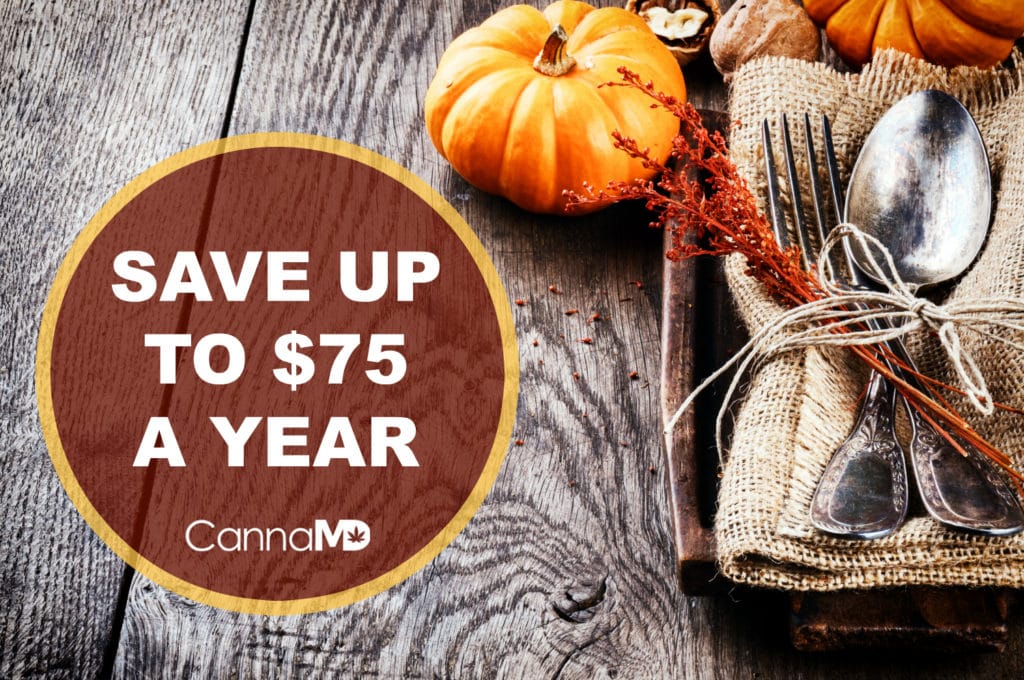 CannaMD Thanksgiving Savings