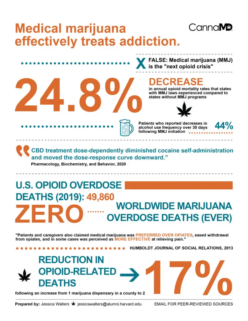 Addiction Marijuana Infographic
