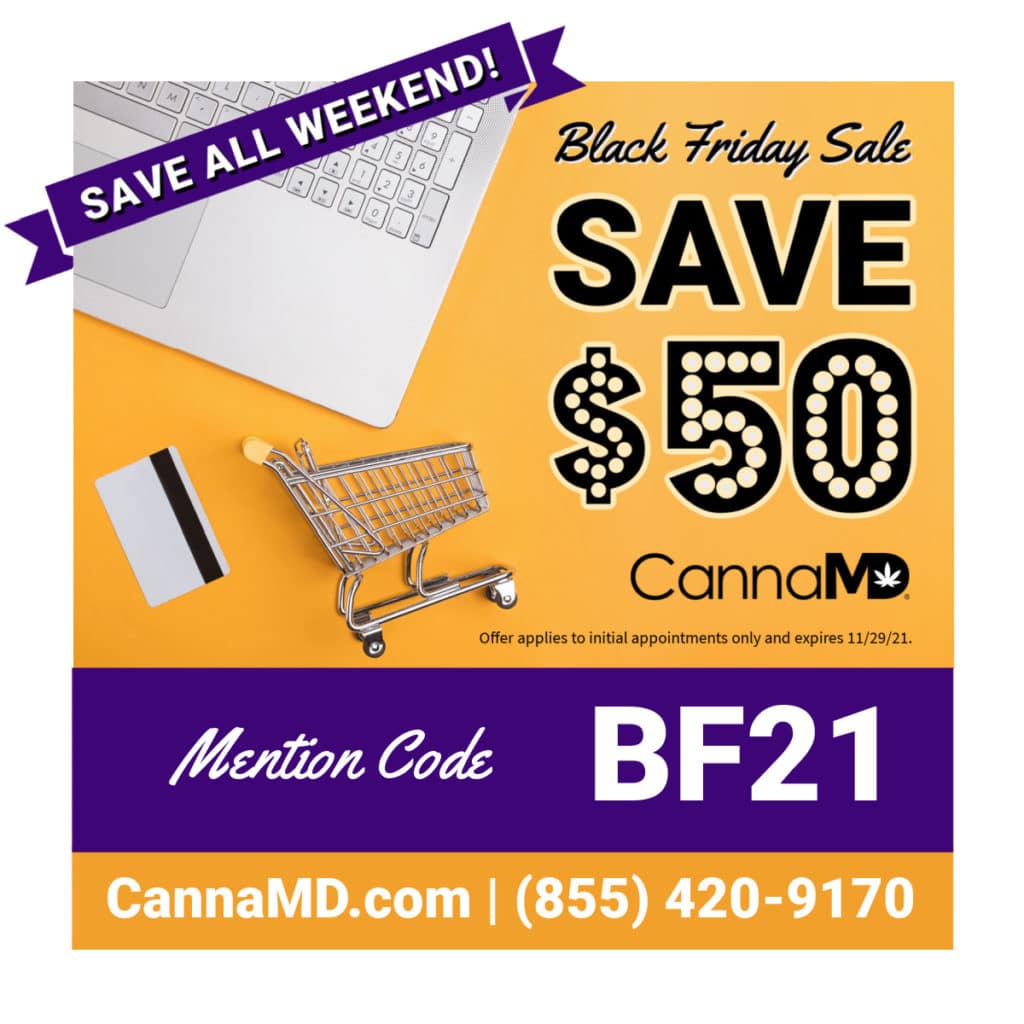 Medical Marijuana Card Black Friday Sale 2021