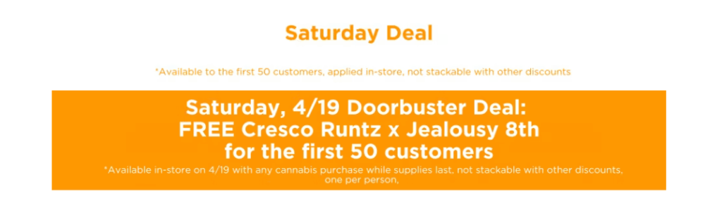 Sunnyside 420 Saturday