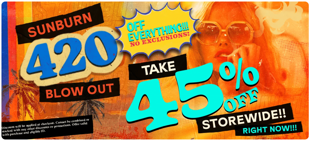 Sunburn 420 deals