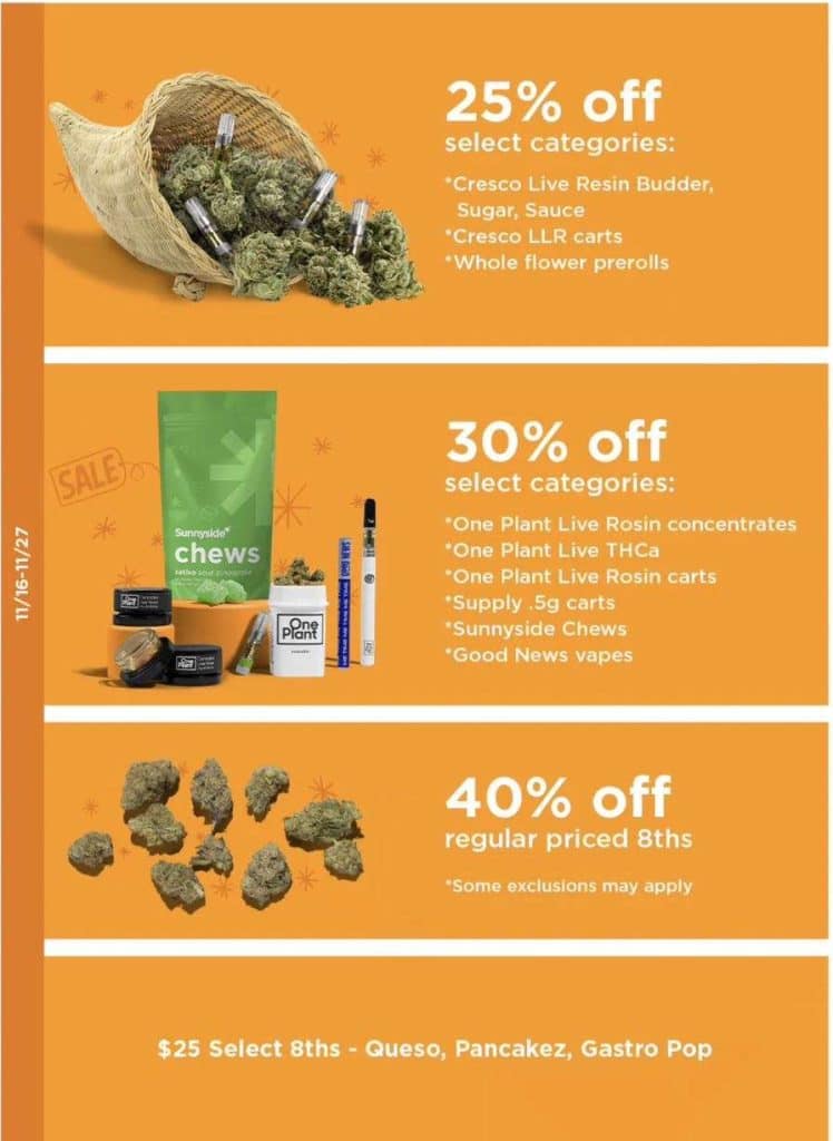 Sunnyside black friday deals 2022