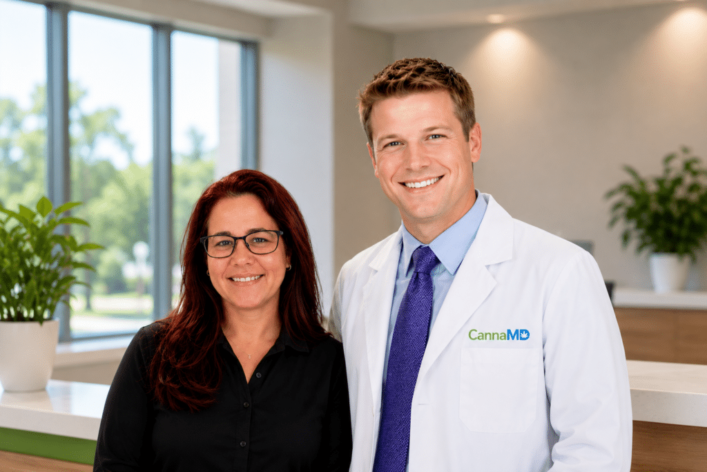 First medical marijuana certification Gloria DeGeus, Director of Medical Services and Physician Recruitment Dr Joey Beyer