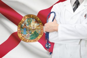 Concept of US national healthcare system - state of Florida