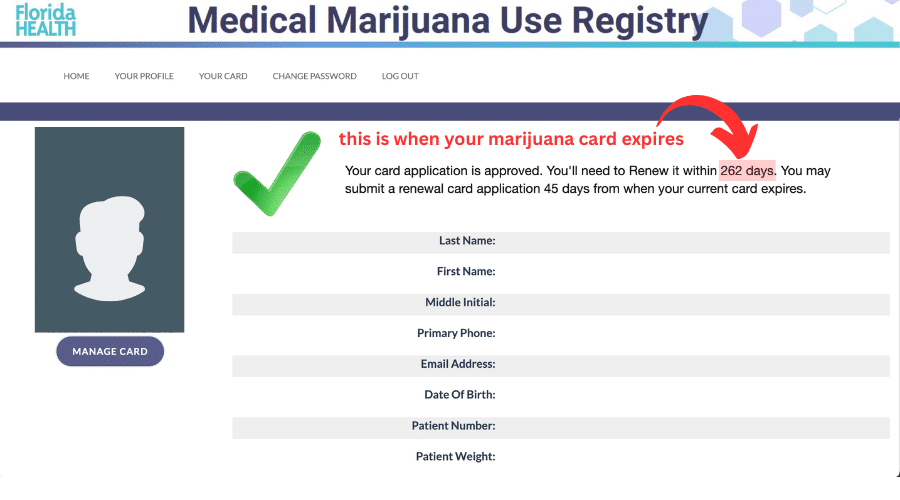 florida medical marijuana use registry top of patient profile