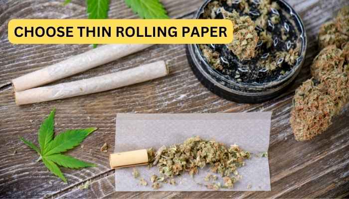 marijuana joint supplies and rolling paper